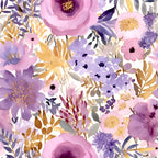 Lavender Meadow Pattern 9 Minky Fabric