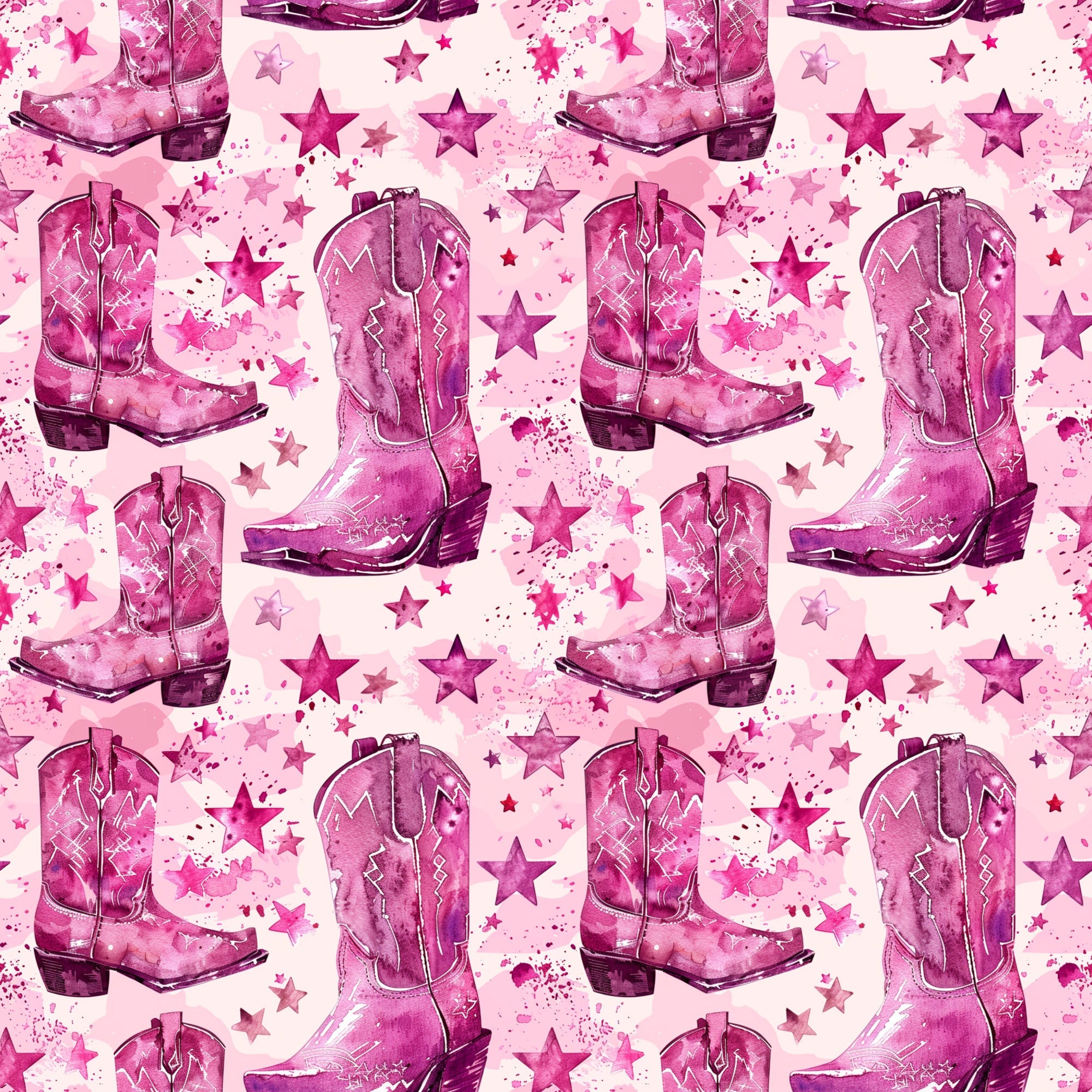 Rodeo Rose Pattern 3 Minky Fabric