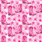 Rodeo Rose Pattern 4 Minky Fabric