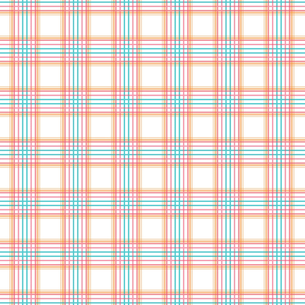 Pattern of intersecting red, blue, and green lines forming a plaid design on a white background.