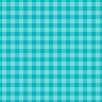 Blue and white checkered gingham pattern.