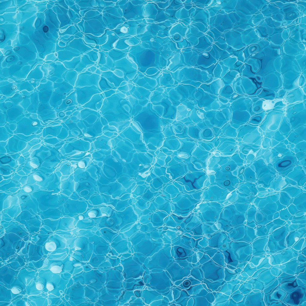 Aqua Currents Pattern 9 Minky Fabric