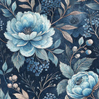 Harbor Blossoms Pattern 13 Minky Fabric