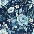 Harbor Blossoms Pattern 14 Minky Fabric