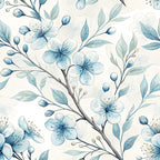 Harbor Blossoms Pattern 15 Minky Fabric