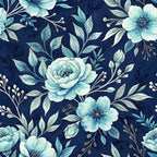 Harbor Blossoms Pattern 18 Minky Fabric