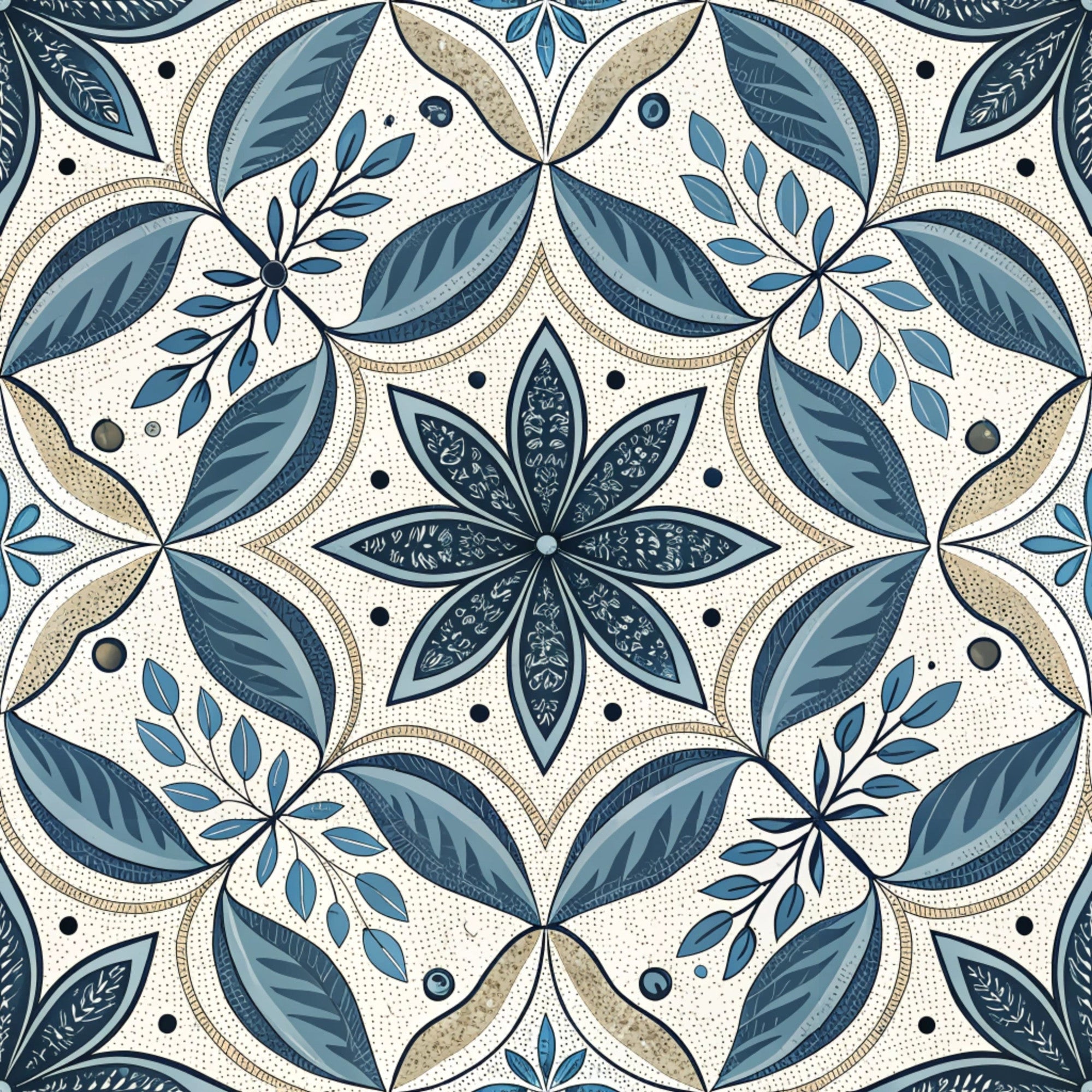 Harbor Blossoms Pattern 23 Minky Fabric