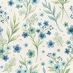 Harbor Blossoms Pattern 25 Minky Fabric