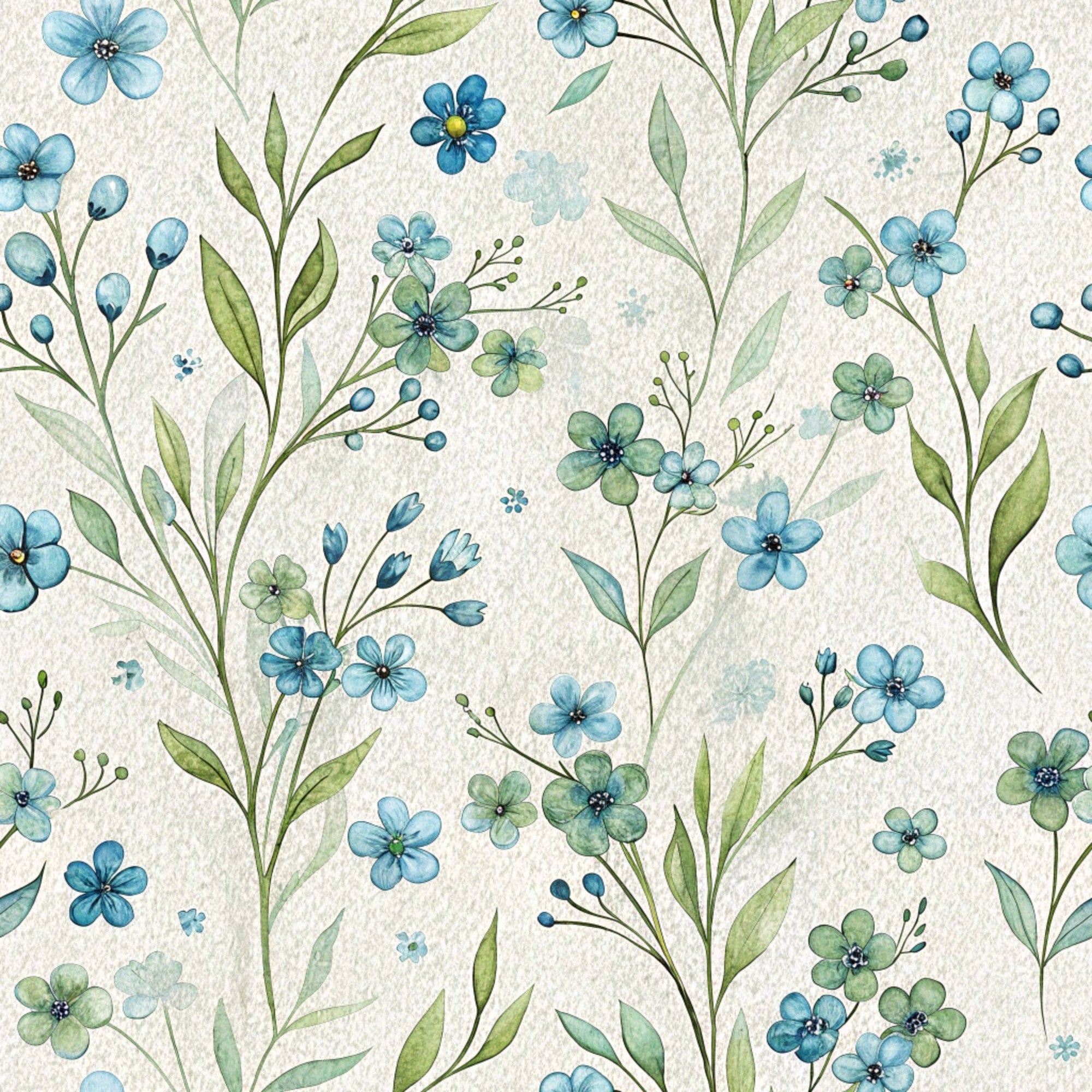 Harbor Blossoms Pattern 6 Minky Fabric