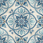 Harbor Blossoms Pattern 7 Minky Fabric