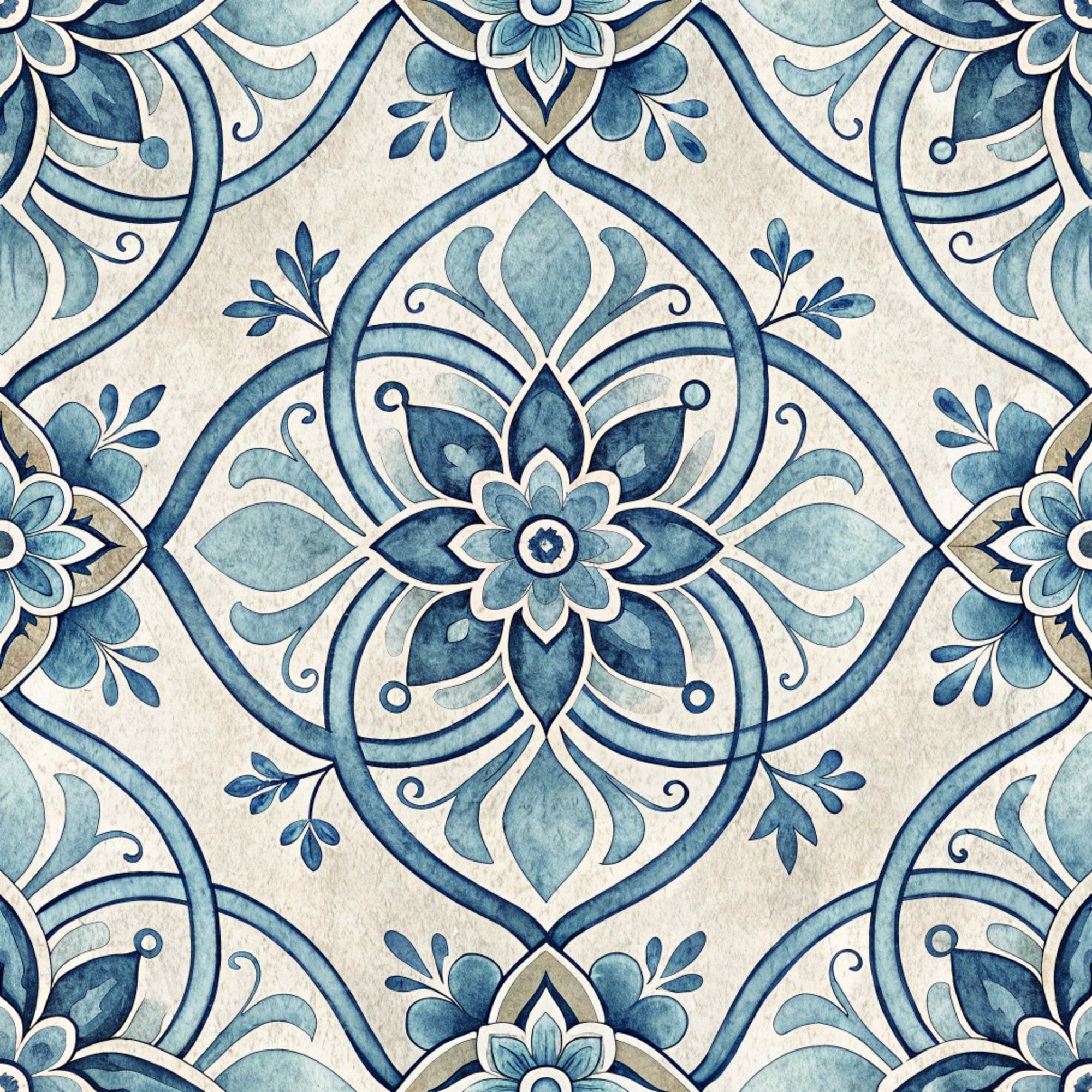 Harbor Blossoms Pattern 7 Minky Fabric