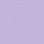 A light purple and white crisscross plaid pattern forms a grid-like design across the image.