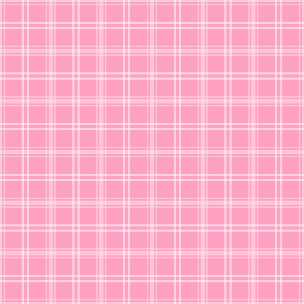 A pattern of intersecting white lines forming a pink plaid design.