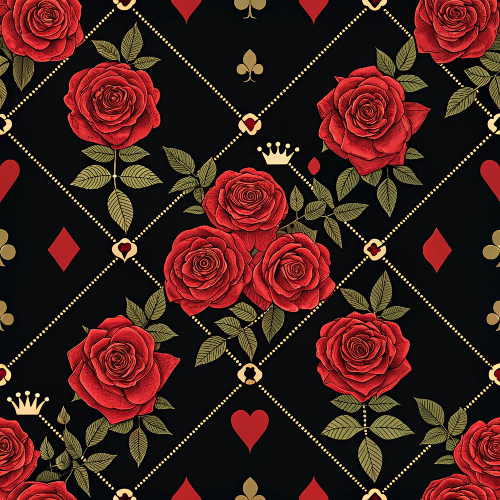 Gilded Valentine Pattern 1 Minky Fabric