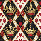 Gilded Valentine Pattern 10 Minky Fabric