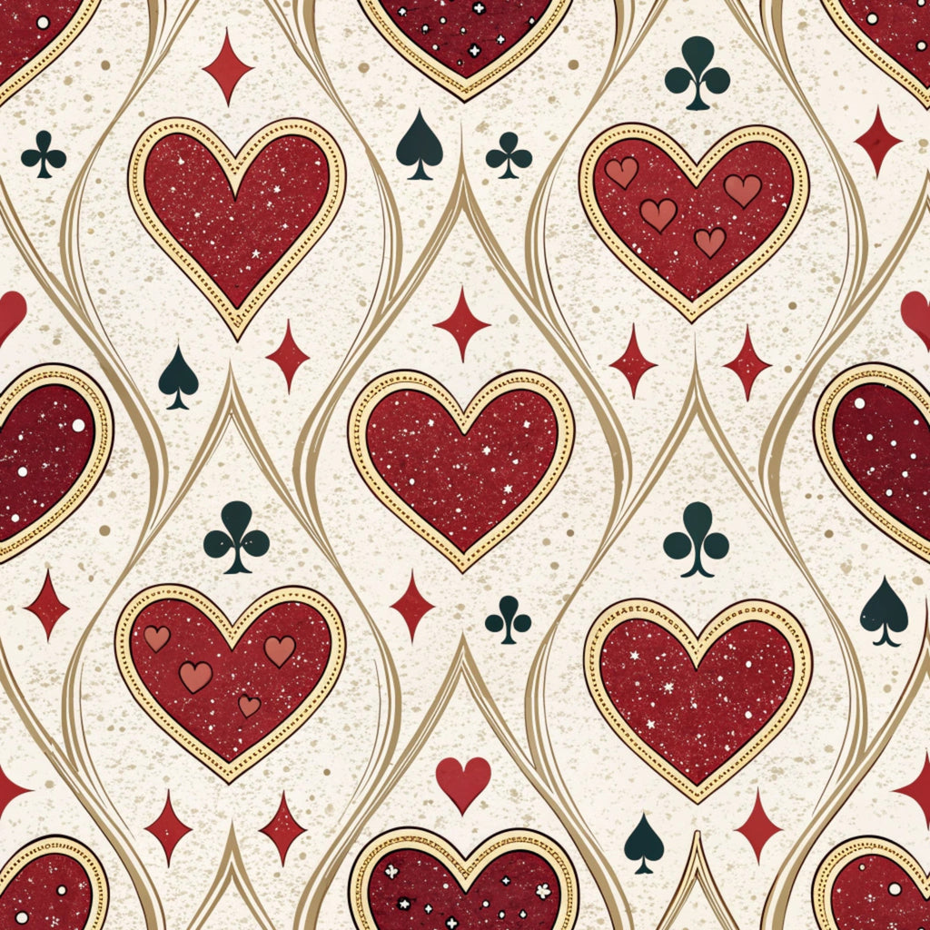 Gilded Valentine Pattern 2 Minky Fabric