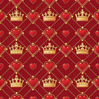 Gilded Valentine Pattern 21 Minky Fabric