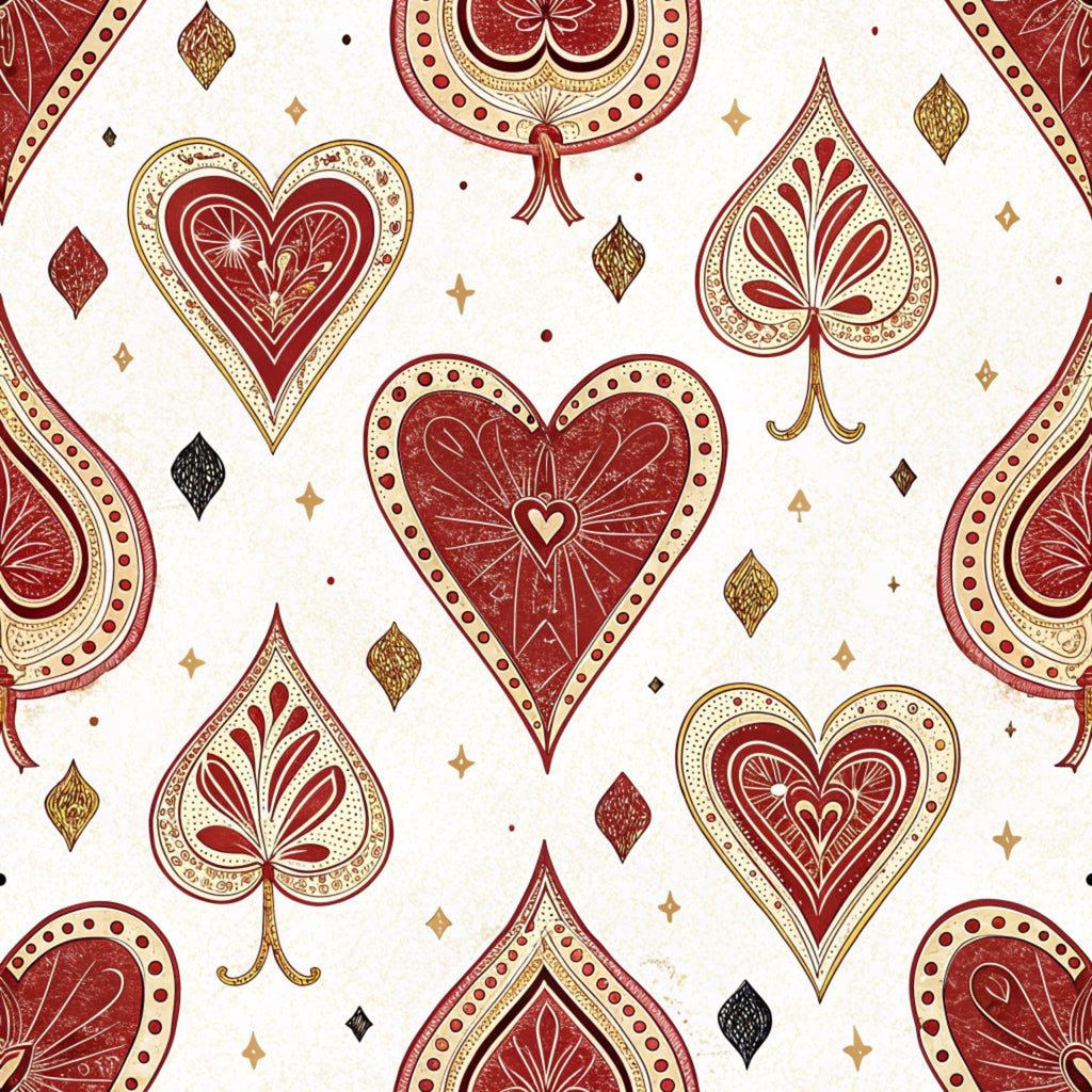 Gilded Valentine Pattern 25 Minky Fabric