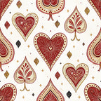 Gilded Valentine Pattern 25 Minky Fabric