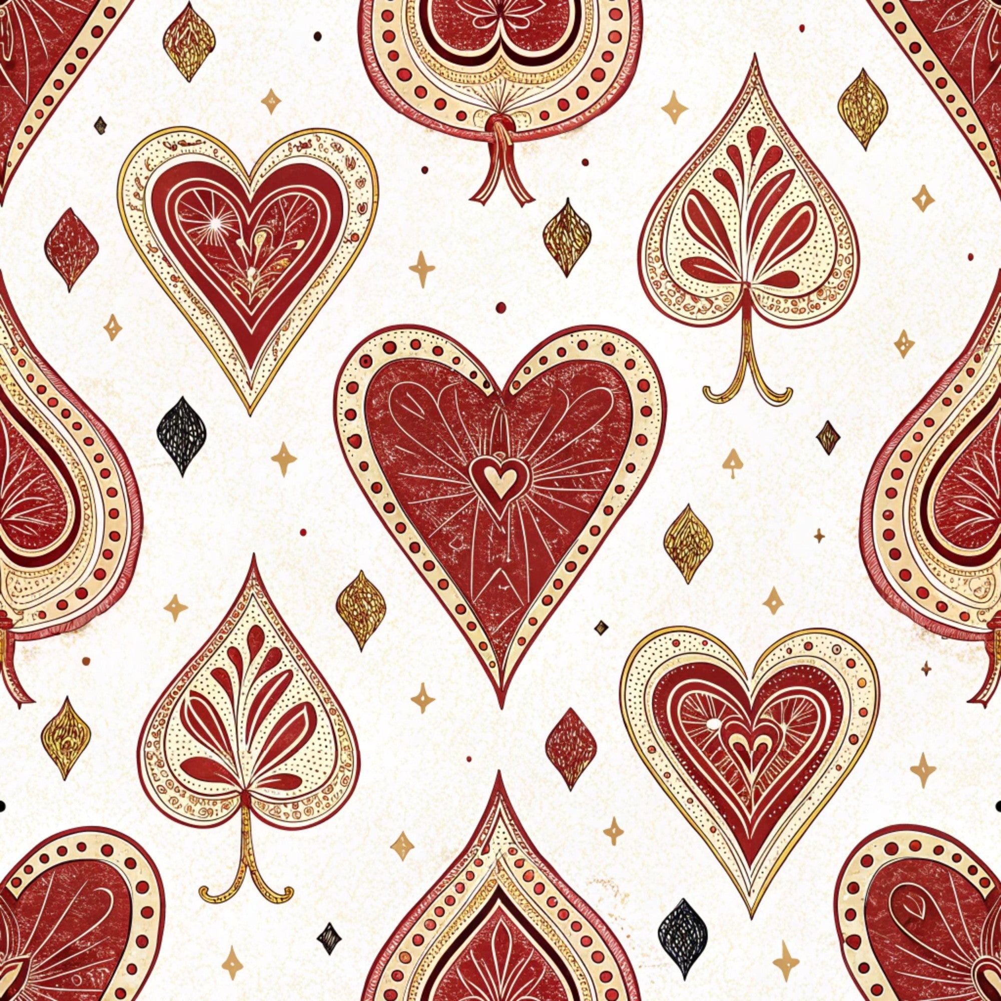 Gilded Valentine Pattern 25 Minky Fabric