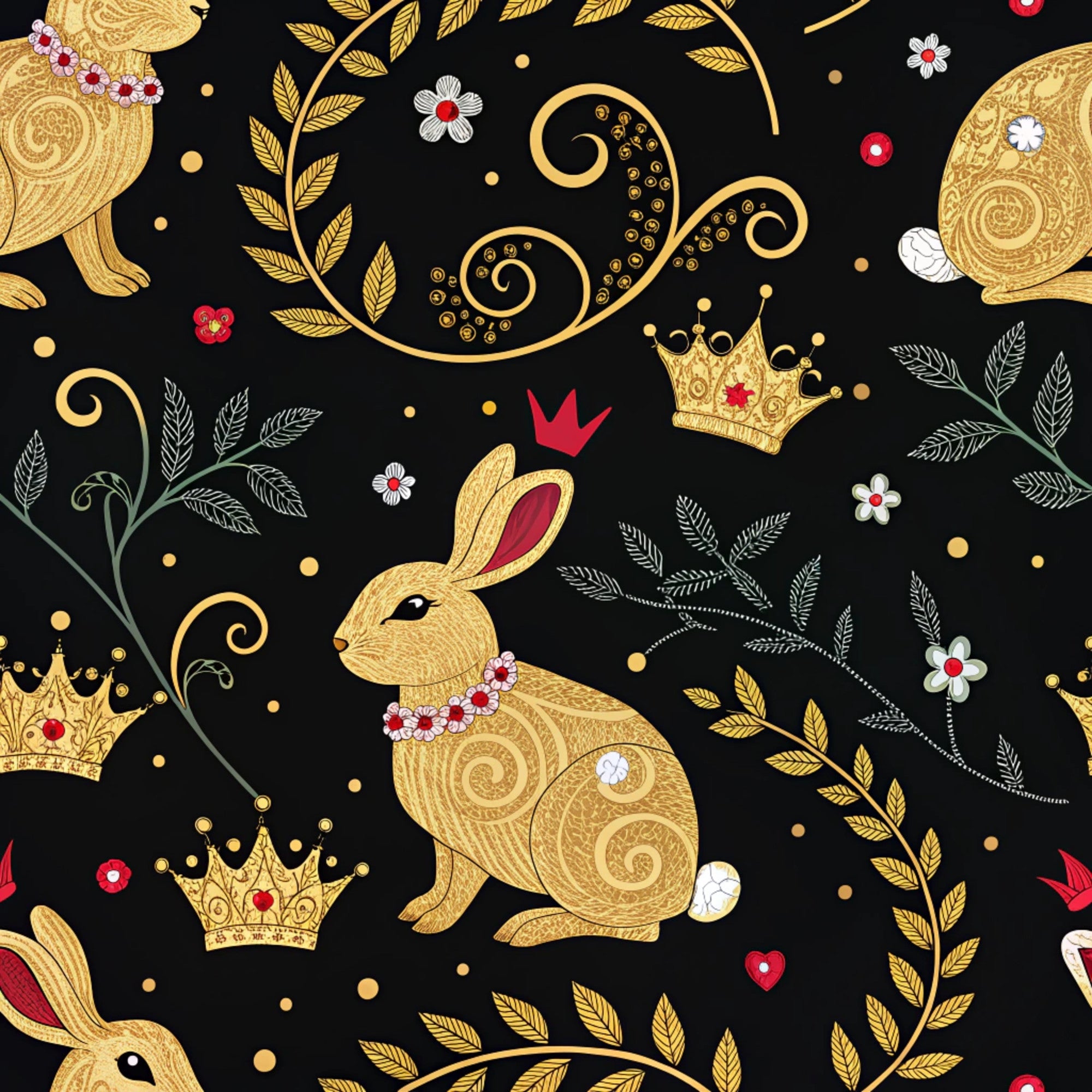 Gilded Valentine Pattern 27 Minky Fabric