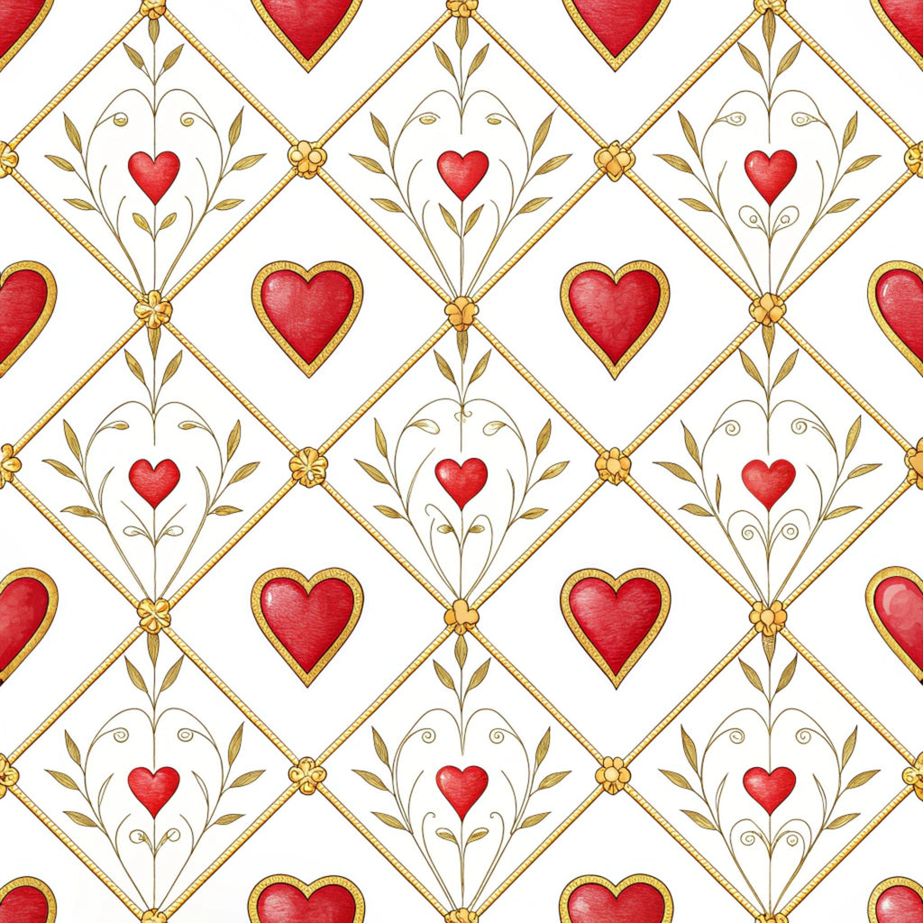 Gilded Valentine Pattern 28 Minky Fabric
