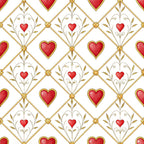 Gilded Valentine Pattern 28 Minky Fabric