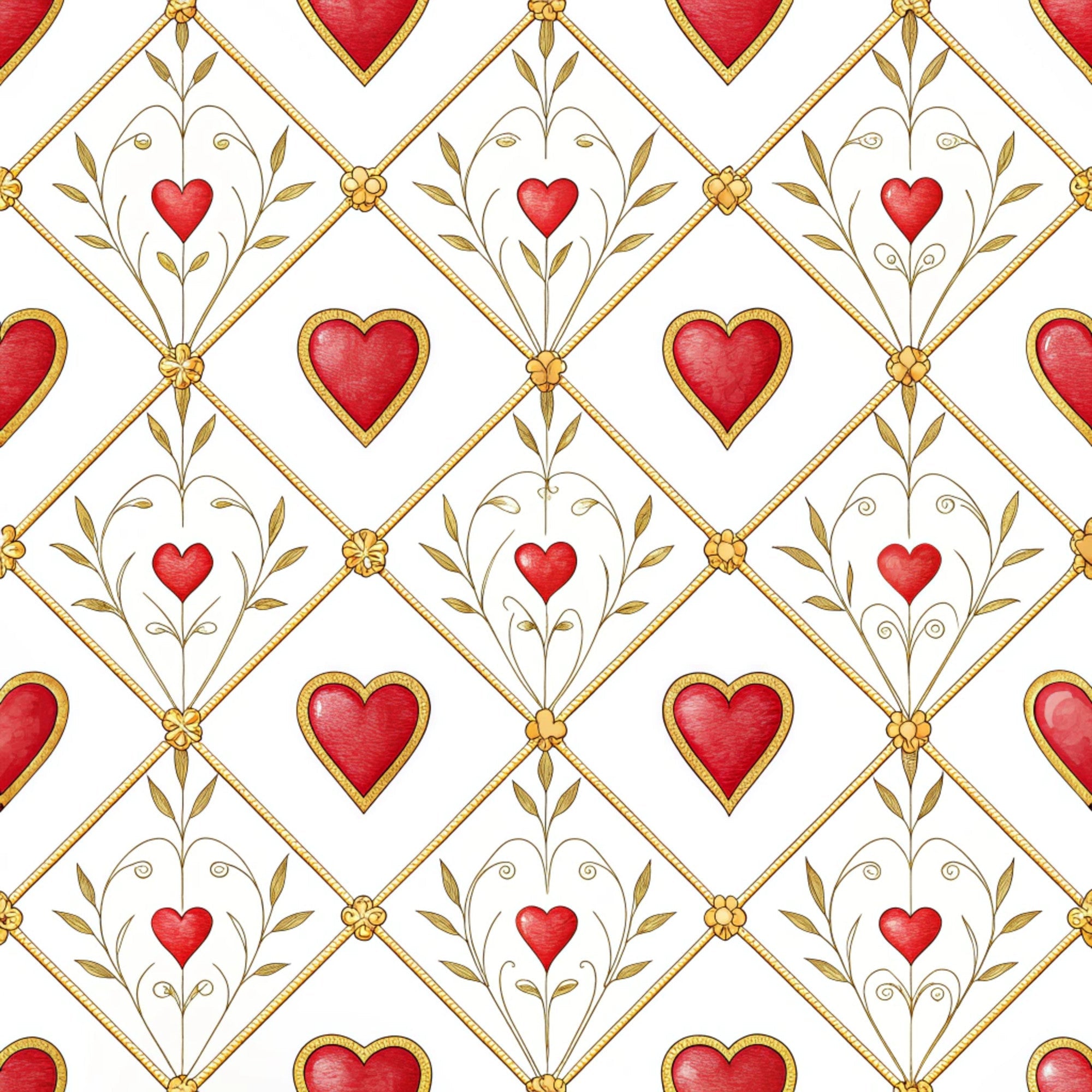 Gilded Valentine Pattern 28 Minky Fabric