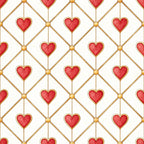 Gilded Valentine Pattern 7 Minky Fabric
