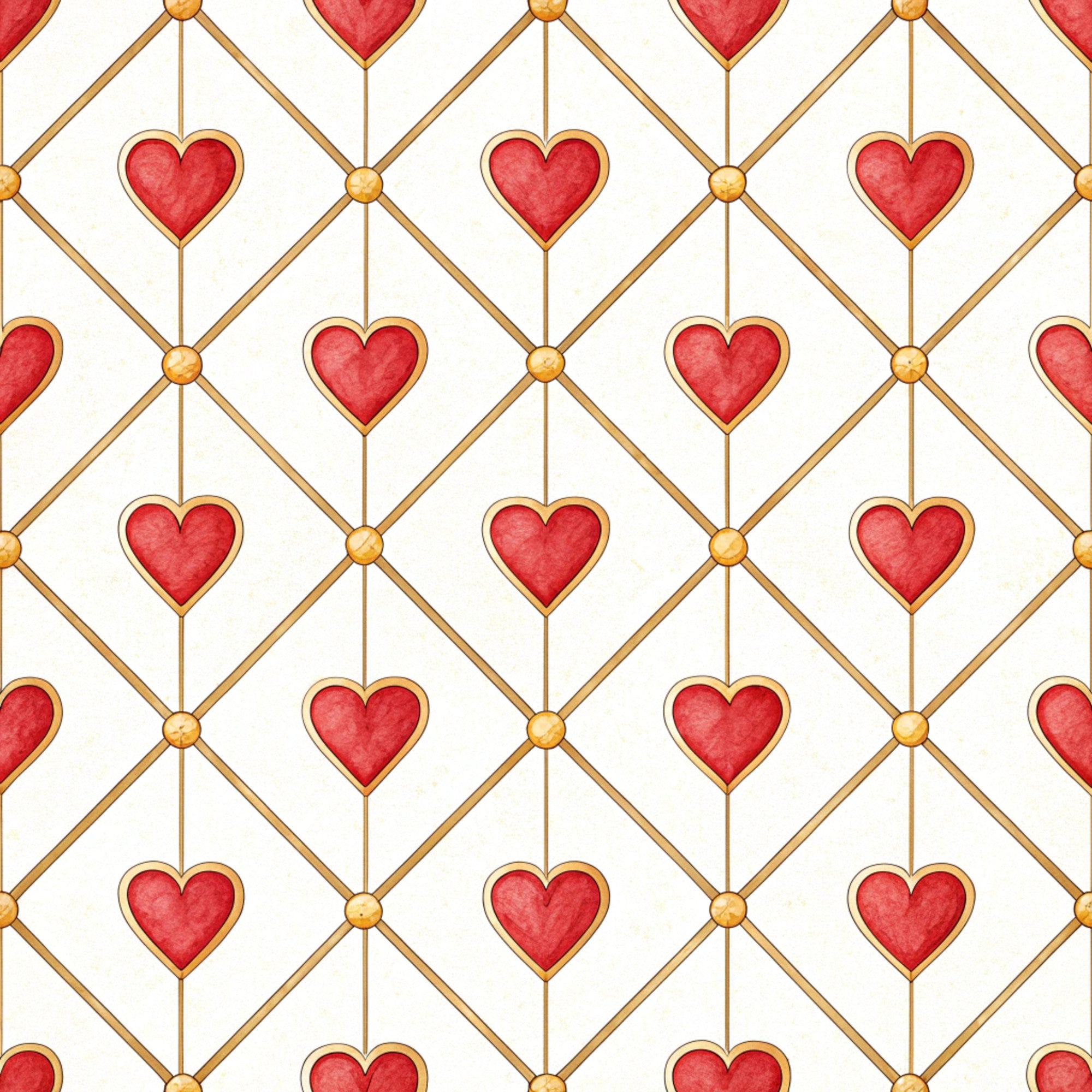 Gilded Valentine Pattern 7 Minky Fabric