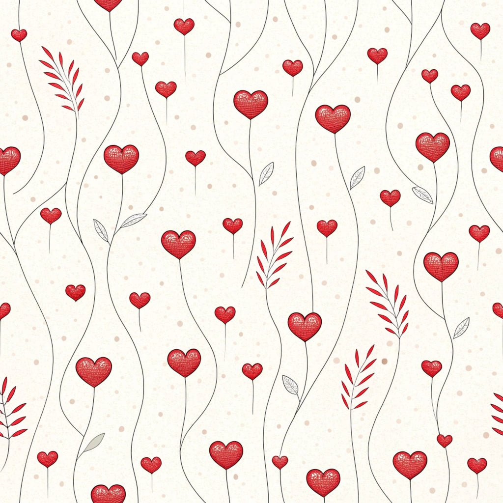Gilded Valentine Pattern 8 Minky Fabric