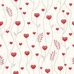 Gilded Valentine Pattern 8 Minky Fabric