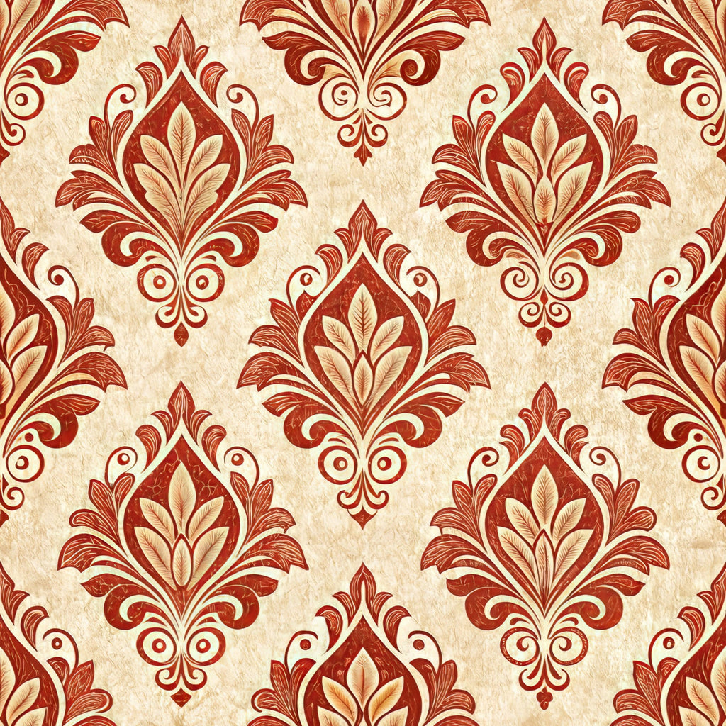 Red Farmhouse Pattern 10 Quilting Cotton Fabric