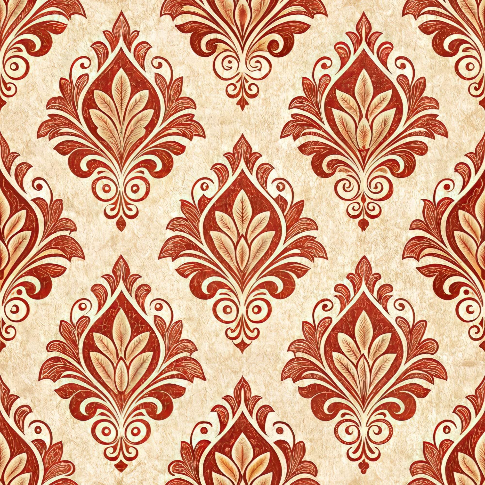 Red Farmhouse Pattern 10 Quilting Cotton Fabric