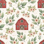 Barnyard Blooms Pattern 14 Minky Fabric