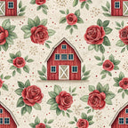 Barnyard Blooms Pattern 8 Minky Fabric