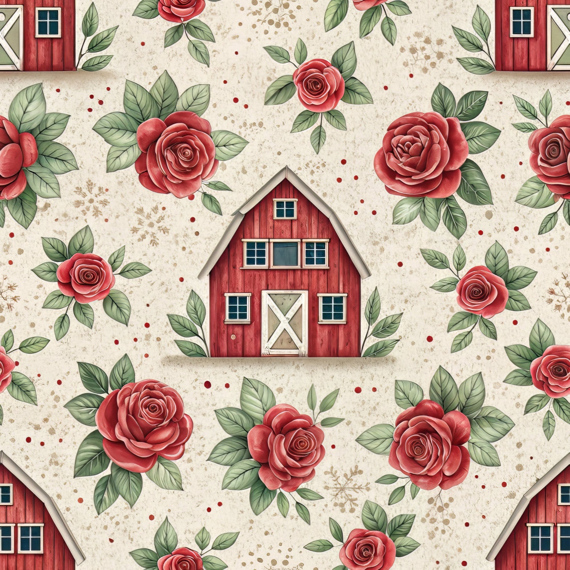 Barnyard Blooms Pattern 8 Minky Fabric