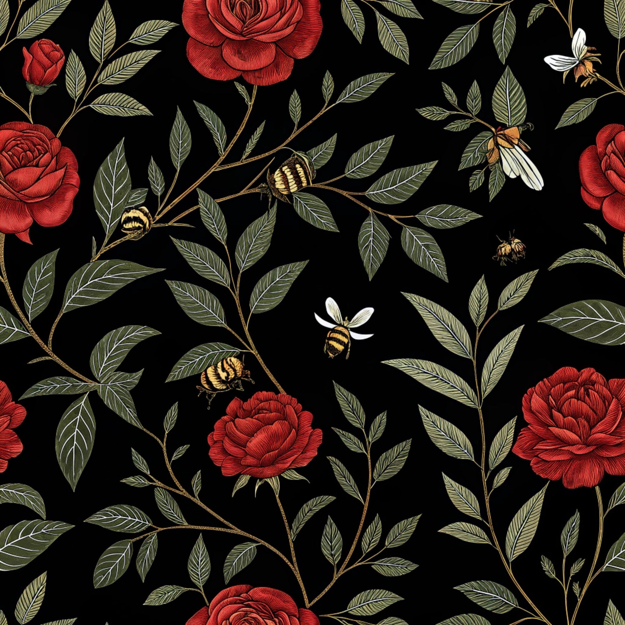 Scarlet Hive Pattern 13 Minky Fabric
