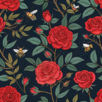 Scarlet Hive Pattern 17 Minky Fabric