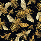 Scarlet Hive Pattern 24 Minky Fabric