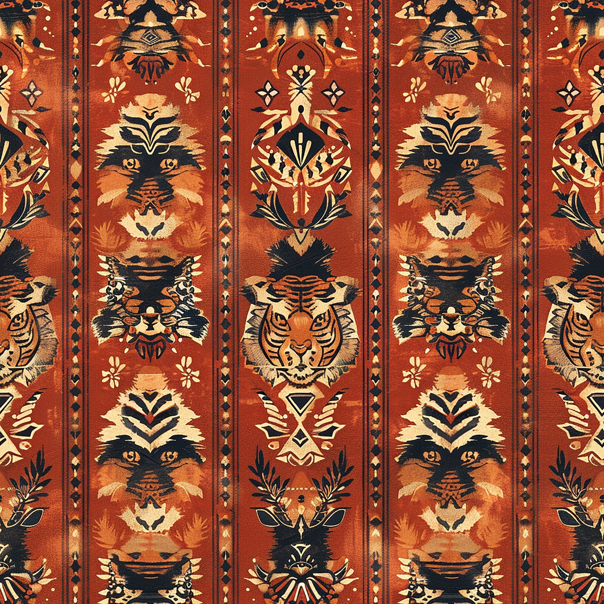 Bengal Tapestry Pattern 1 Minky Fabric