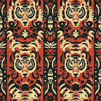 Bengal Tapestry Pattern 4 Minky Fabric