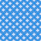 Pattern of small white and blue stars on a blue background, evenly spaced in a grid.