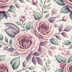 Dusty Rose Garden Pattern 7 Minky Fabric