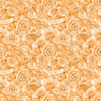 Seamless pattern of orange roses densely arranged, creating a textured floral background.