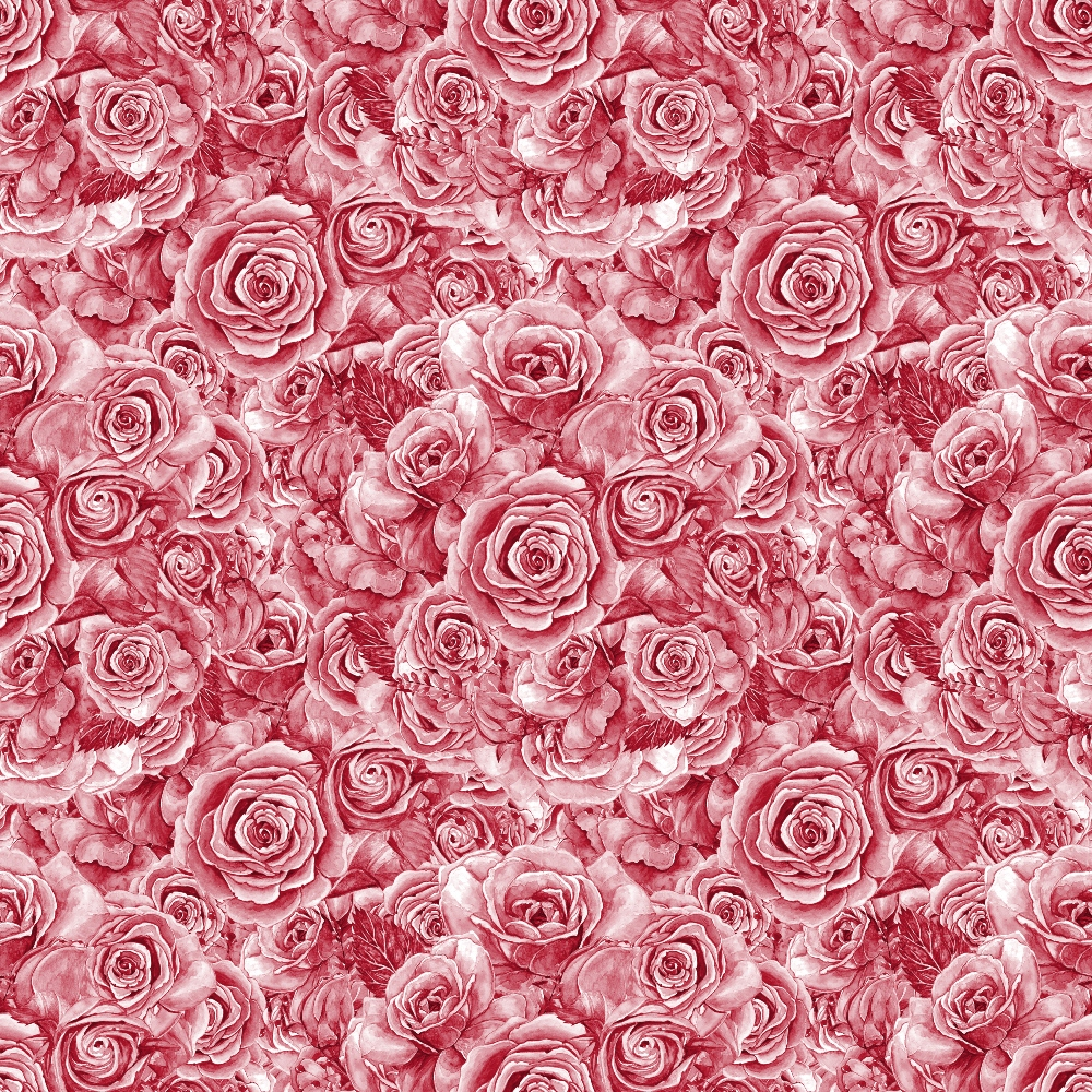 A pattern of closely packed red roses with detailed petals, forming a seamless floral background.