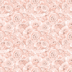 A pattern of light pink roses densely arranged, creating a floral background.
