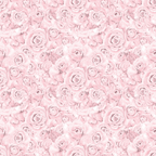 A seamless pattern of pink roses densely arranged, creating a uniform floral background.