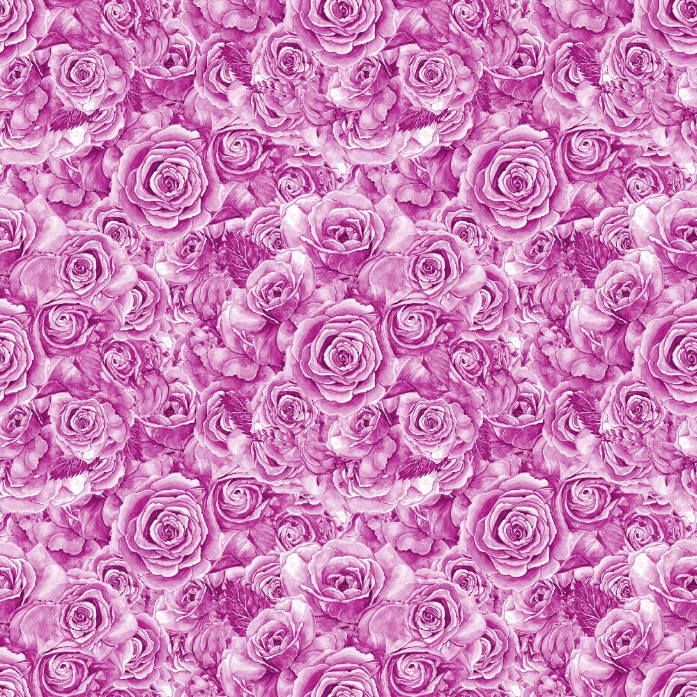 A densely packed pattern of pink roses, filling the entire image, with various shades and details of petals visible.