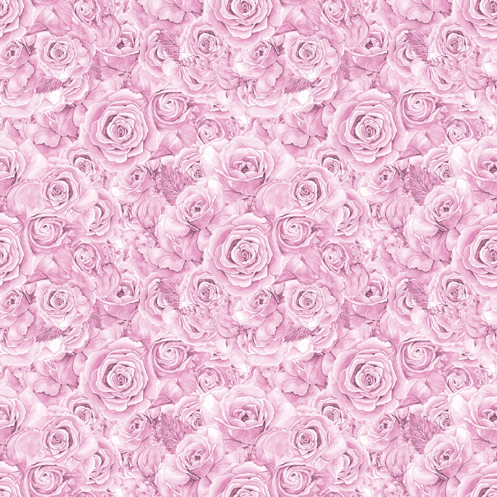 Pattern of pink roses densely packed, forming a seamless floral background.